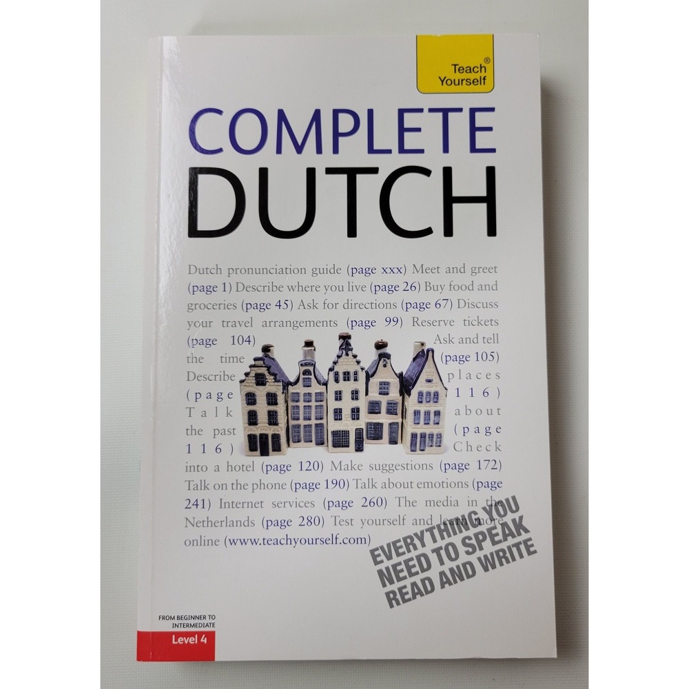 Teach Yourself Complete Dutch Beginner to Intermediate Level 4 Book Quist Strik
